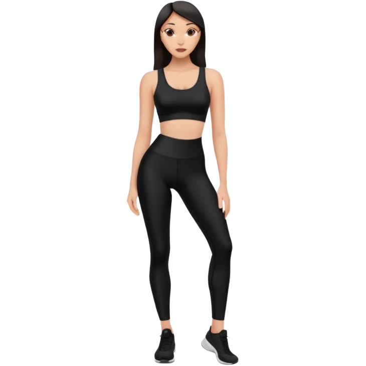 femme legging noir Shapewear  emoji