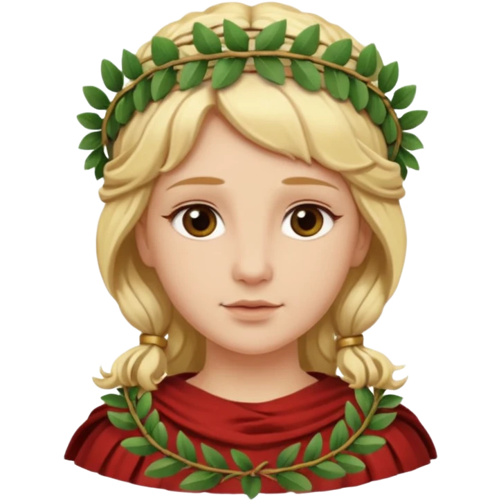 ancient roman woman blonde emoji