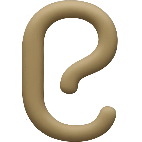 question mark khaki color emoji