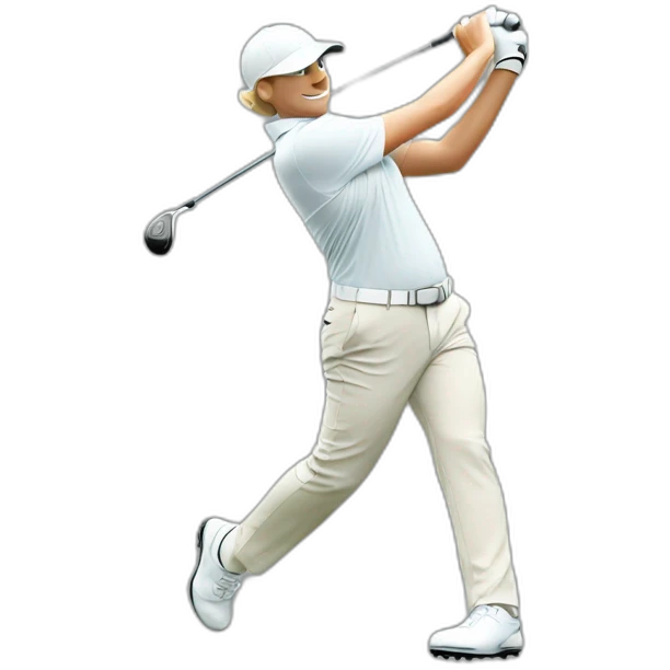 Golf swing emoji