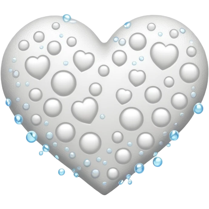 heart foam emoji