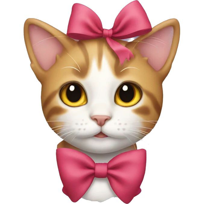 Cat with Bow emoji