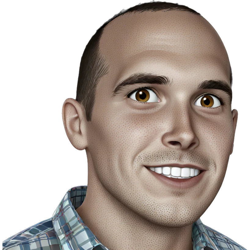 boy in plaid shirt smiling emoji