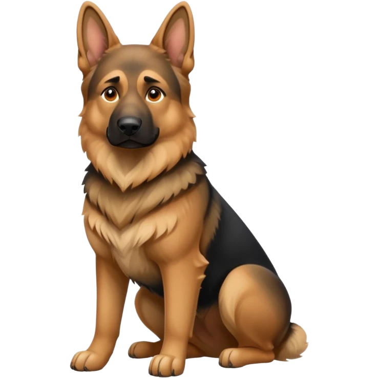 German shepherd  emoji