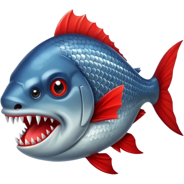 Piranha emoji