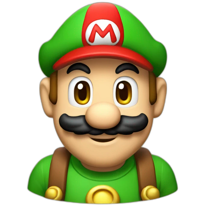 Mario bros navideño emoji