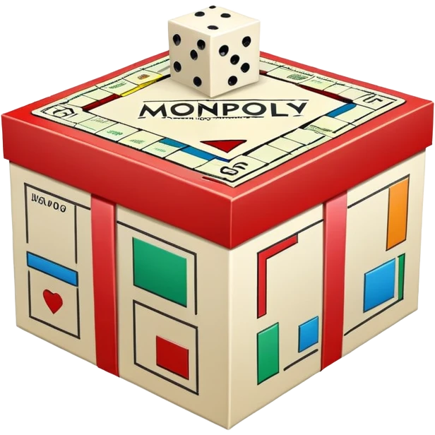 Monopoly gift box emoji