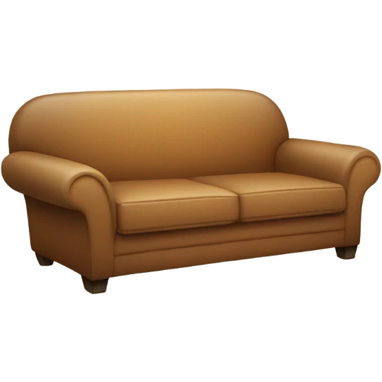 Smiling couch emoji