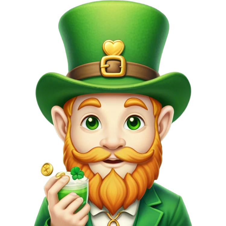The “Lucky Charms” leprechaun Lucky emoji