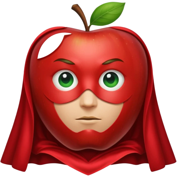 Cape-Wearing Super Fruit emoji