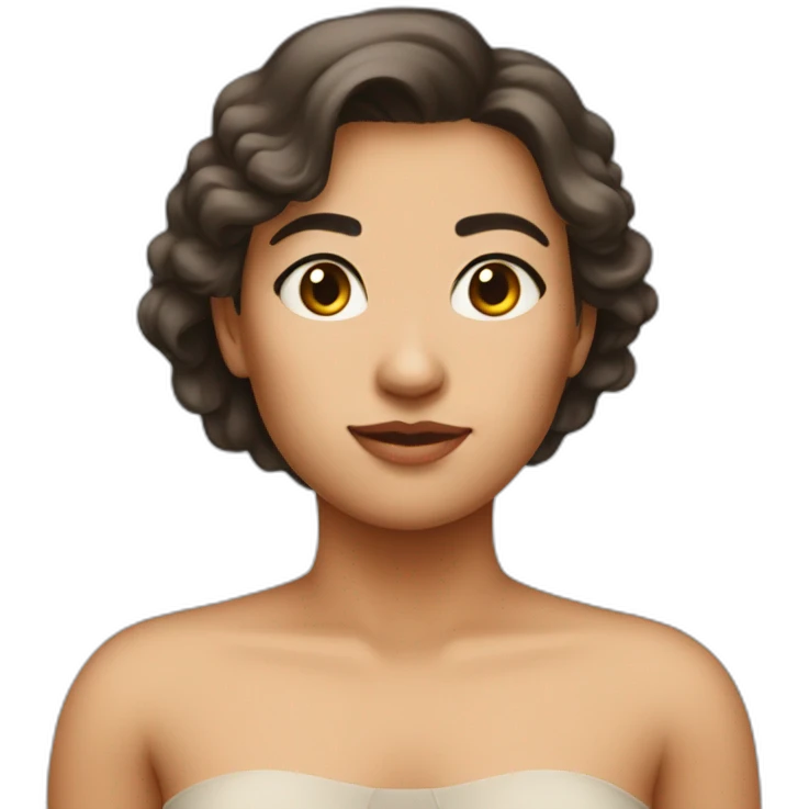 big, round, soft human female chest sideways emoji