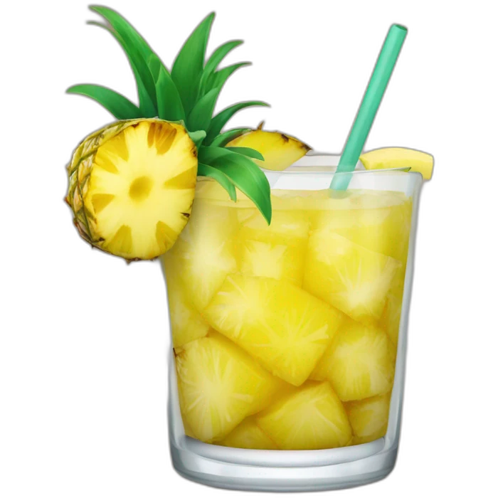Cocktail pineapple  emoji