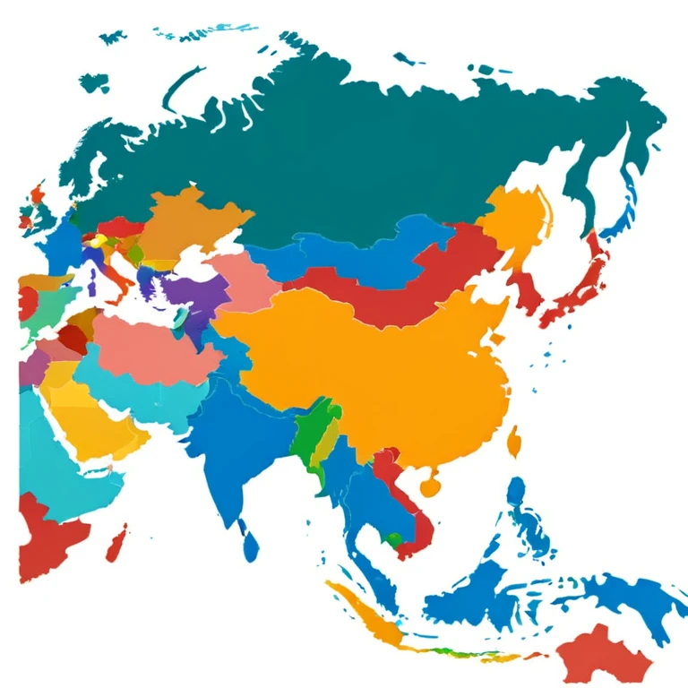 a map of asia emoji