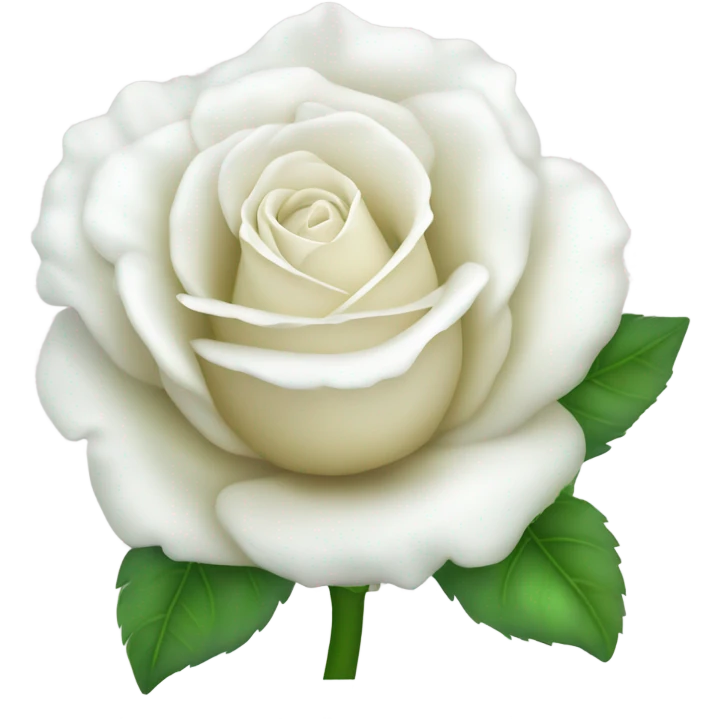 Rose blanche  emoji