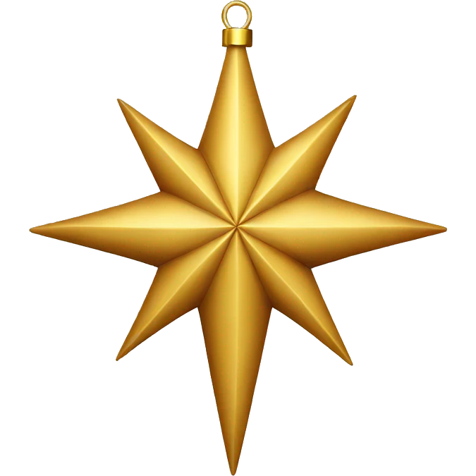 christmas decoration star emoji