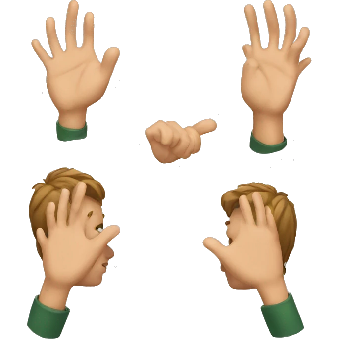 Pinching emoji