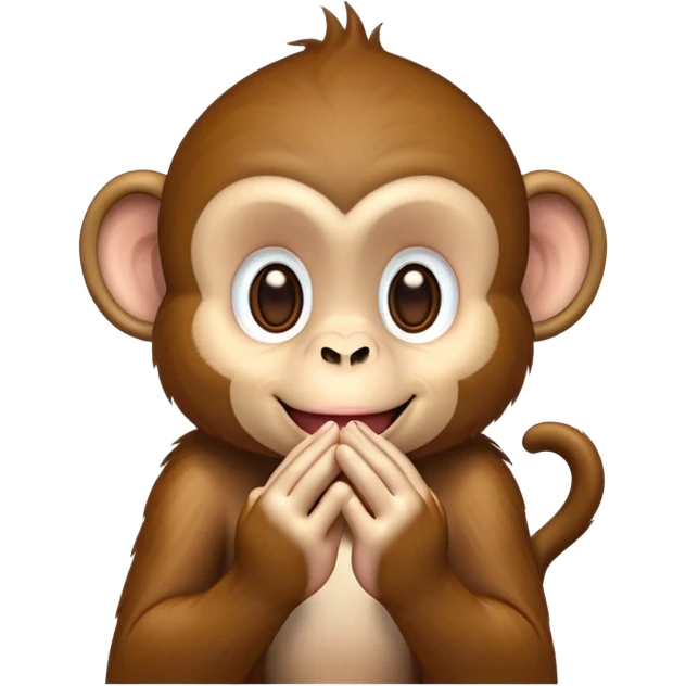 Monkey blowing kiss emoji