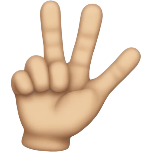Pew pew for fingers emoji