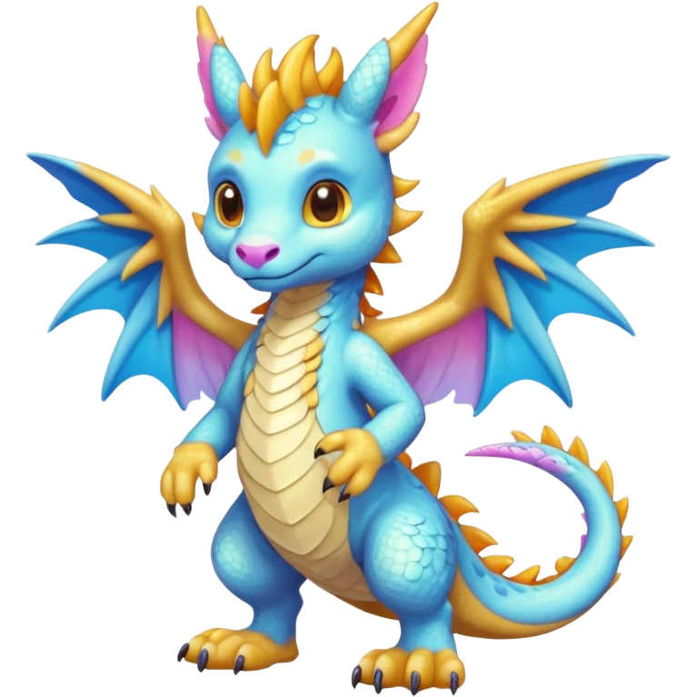 anthropomorphic anthro kawaii cute colorful shiny furry Dutch Angel Dragon-fursona-fursuit furry  (2 legs, 2 arms) (full body) (shoulder bust) (half body) emoji