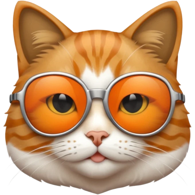 Cat wearing sunglasses emoji