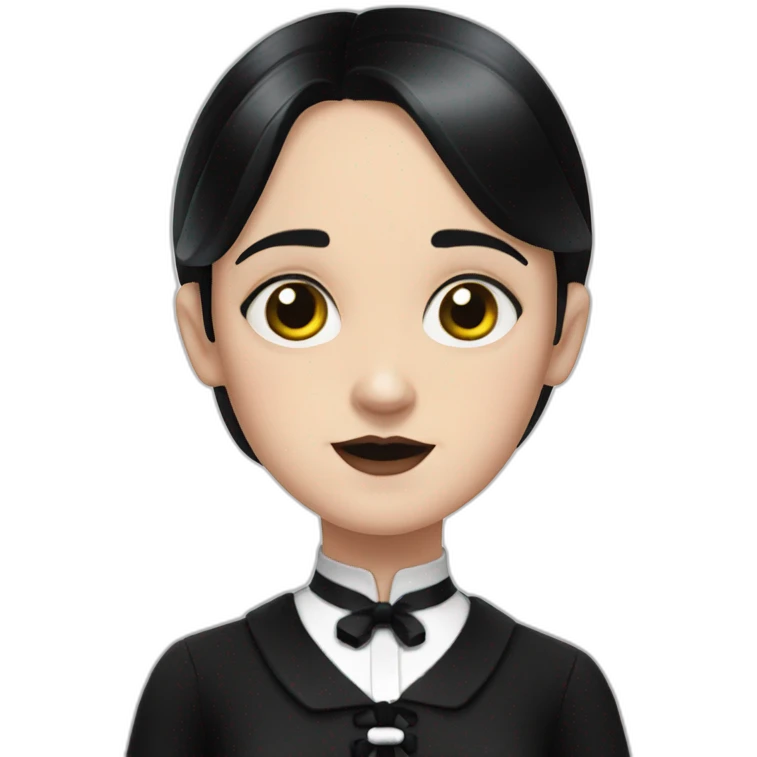 Wednesday addams emoji