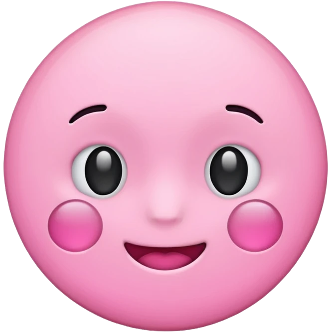 Pink circle emoji emoji