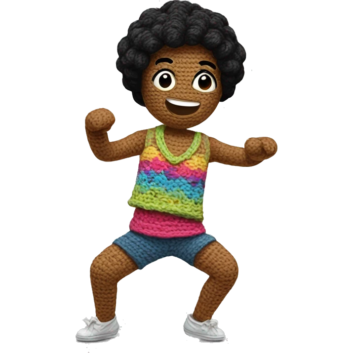 crochet dance emoji