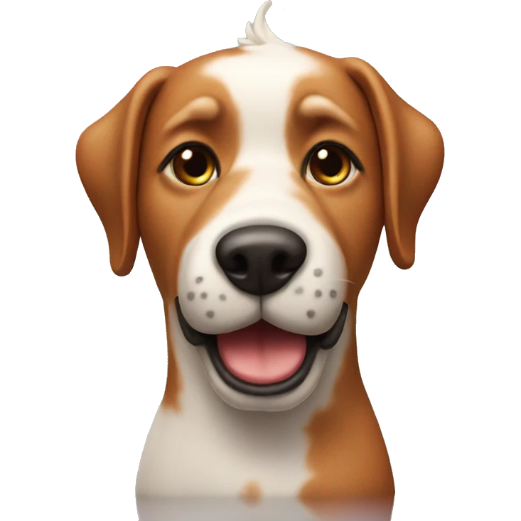 Dog cake emoji