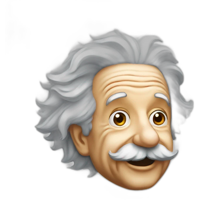 albert einstein sur un requin emoji