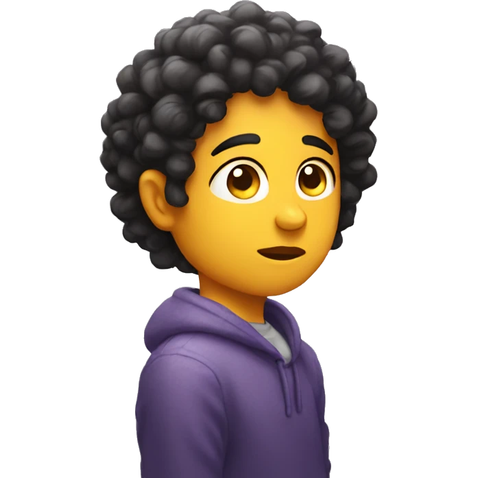 pensive emoji but with sparkle emoji