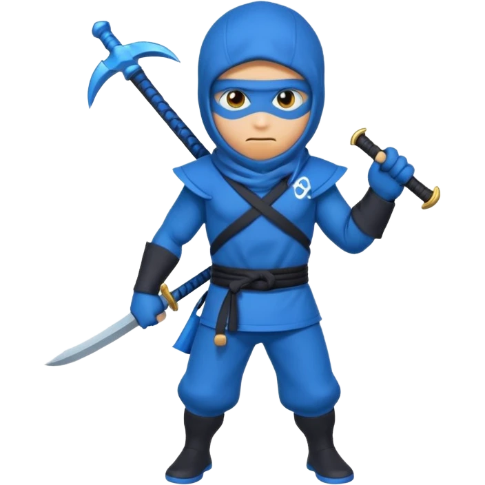 necesito un emoji ninja con el signo de acuario  emoji