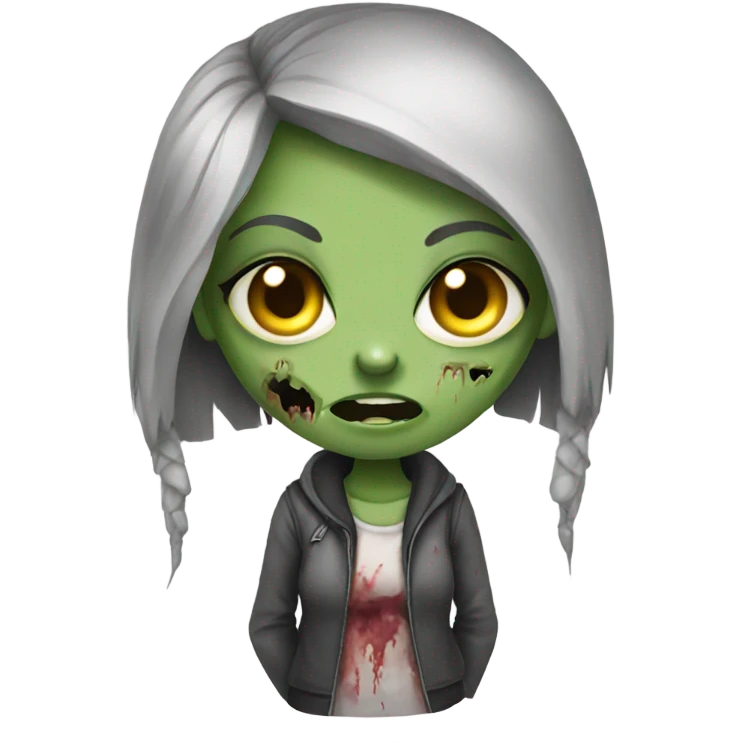 girl zombie emoji