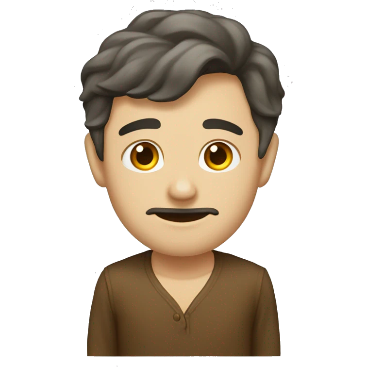 Человек с косточкой во рту emoji
