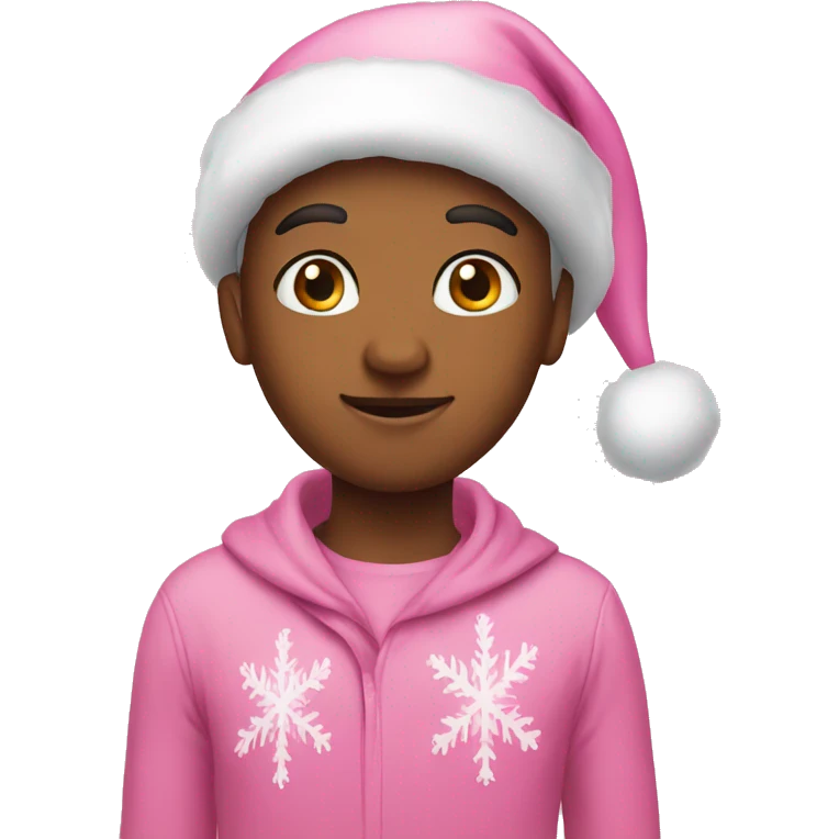 Pink christmas  emoji
