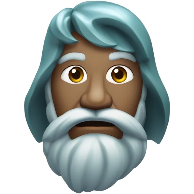 Cara de pedra fumando  emoji