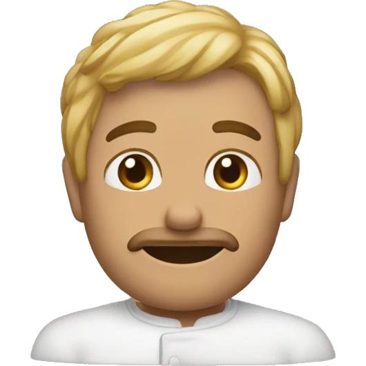 Fingindo tristeza e rindo emoji