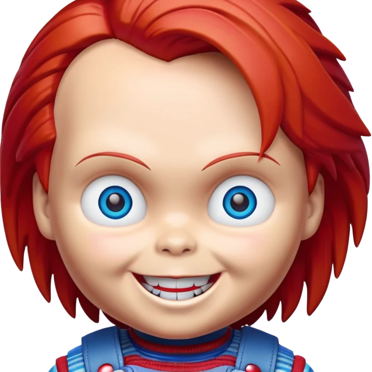Make a chucky doll emoji