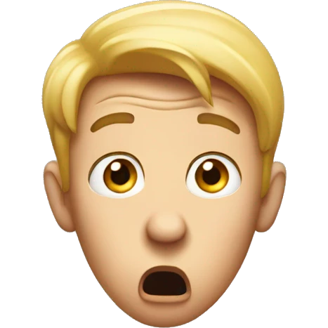 shocked standing awkwardly  emoji