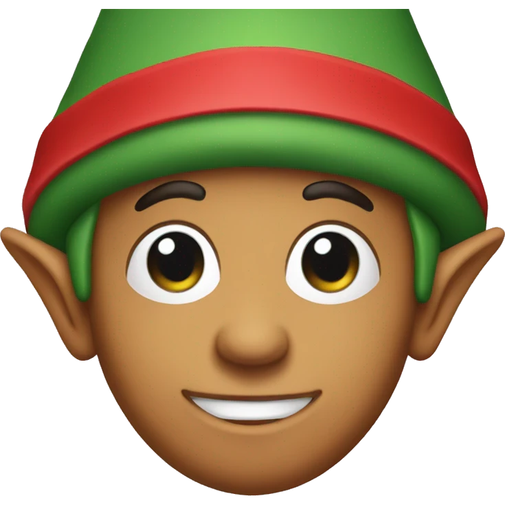Christmas elf emoji
