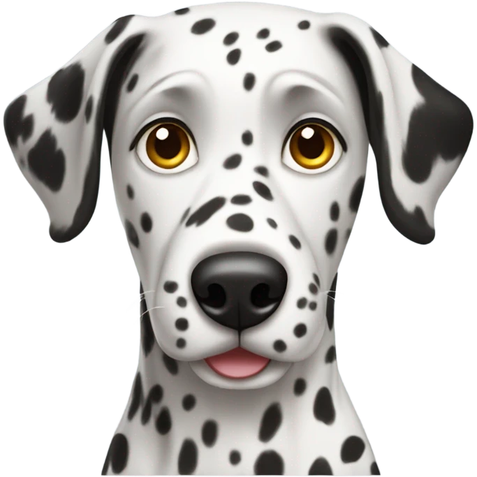 Dalmatian dog emoji