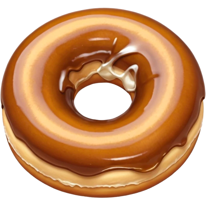 a donut without a hole emoji