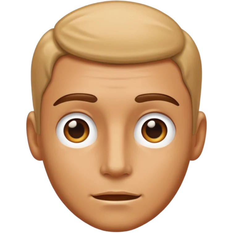 Bare skin of the men emoji