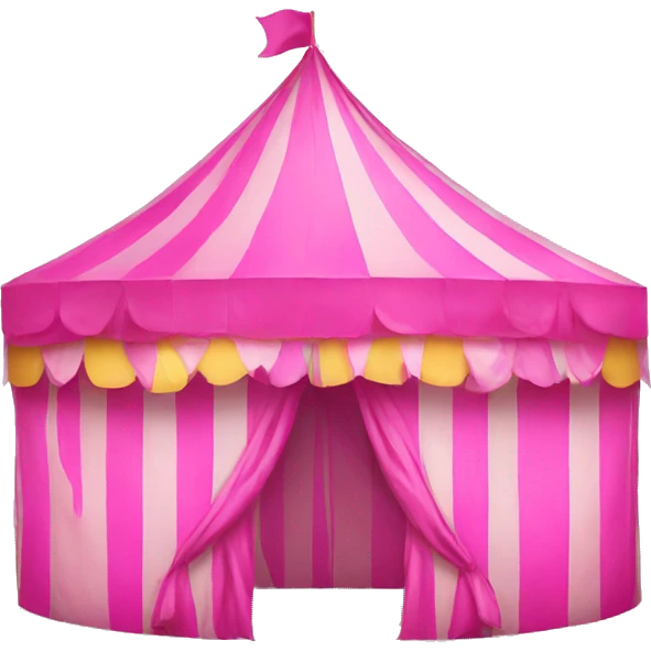 pink carnival tent emoji