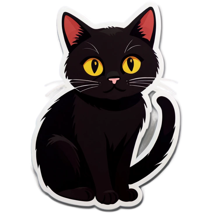 Black cat emoji