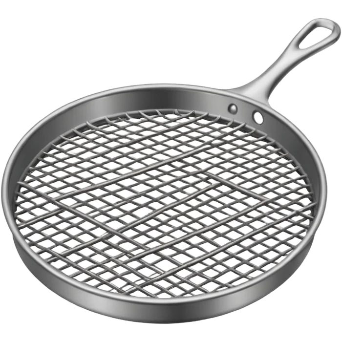 Sieve made from steel wire mesh emoji