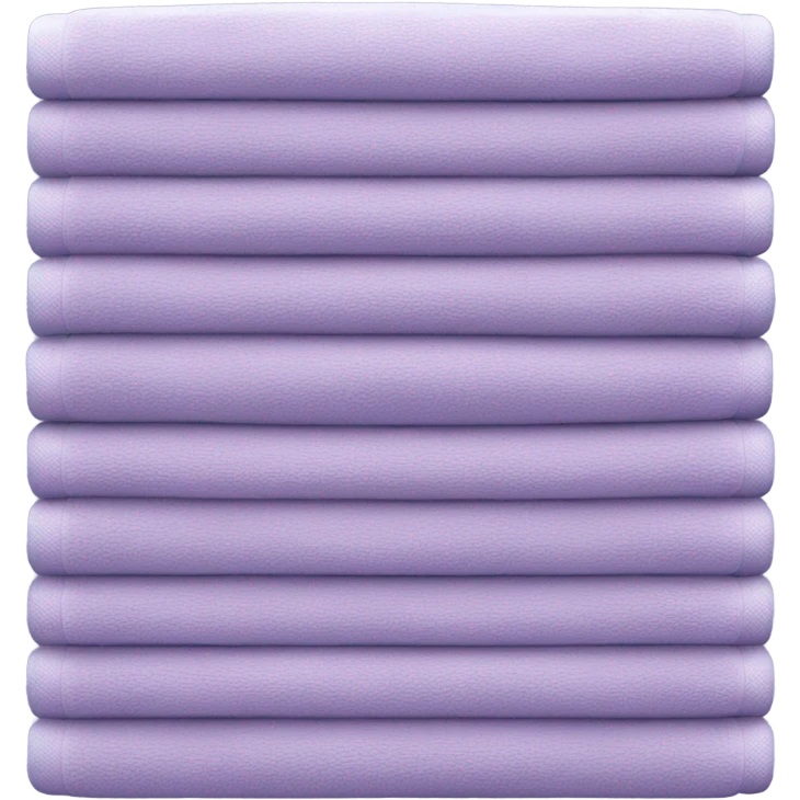 Light purple stacked towels emoji
