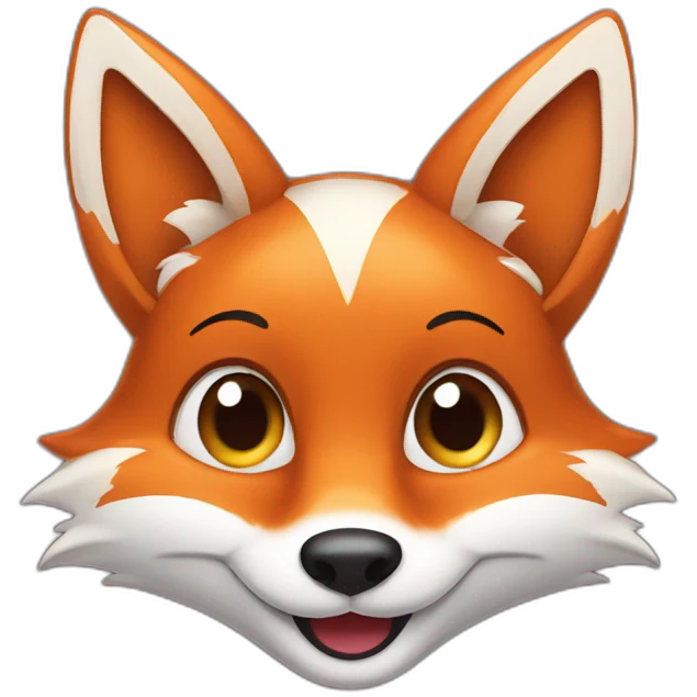 Fox smile emoji