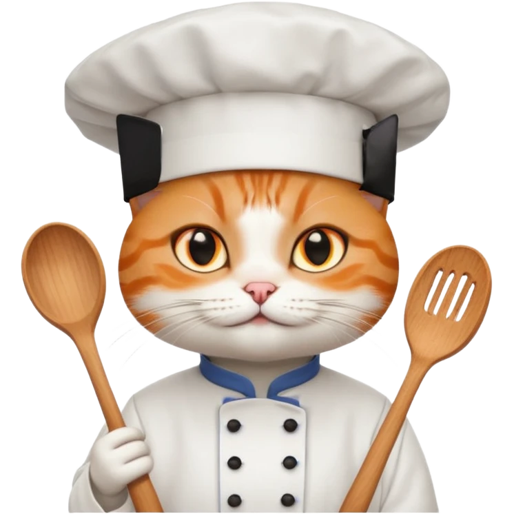 a cat is cooking emoji