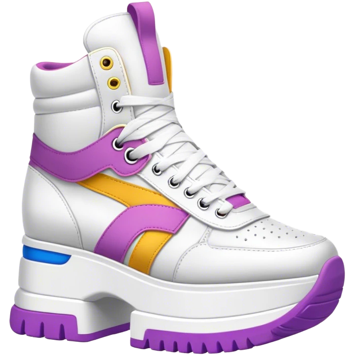 90’s spice girl platform sneakers emoji