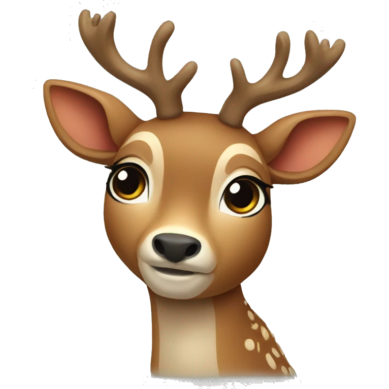 New Year's deer emoji